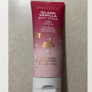 Pacifica Island Vanilla Body Scrub Sugar Vanilla & Rose Hip Oil 6 FL Oz Vegan